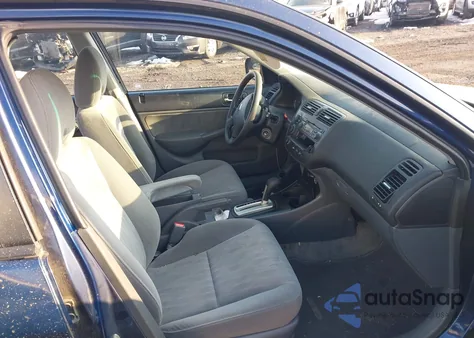 2004 Honda Civic Lx z USA, uszkodzony, nr VIN 2HGES16554H587677